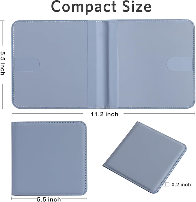 CoBak Car Registration and Insurance Holder - Men and Women Small Lightweight Vehicle Glove Box Car Organizer, Auto Truck Comparment Accessories Case for Essential Document, Driver License (Lavender)