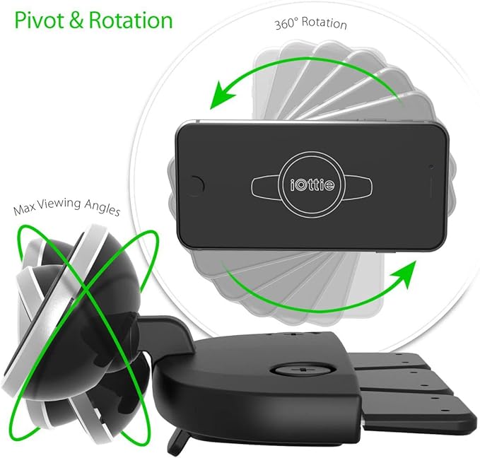 Car Mount, iOttie iTap Magnetic CD Slot Holder for iPhone 6s Plus 6s 6 SE,Galaxy S7 S7 Edge S6 S6 Edge,Galaxy Note 5