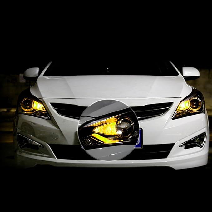 LASFIT194 LED Bulb, Extremely Bright T10 168 2825 W5W Wedge 3030 Chipsets 400 Lumens, Error Free for Car Interior Dome Map Door Courtesy Lights, Golden Yellow，12-24V