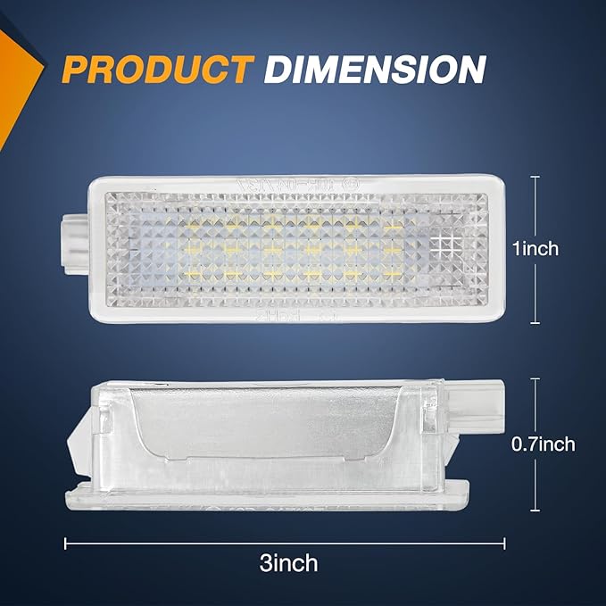 Nilight 2PCS LED Interior Door Panel Light Courtesy Warning Lights Aqua Beam Plug and Play Compatible with BMW 1 3 5 6 7 Series Z4 X3 X5 X6 E82 E88 E90 F03 E60 F10 E65 E66