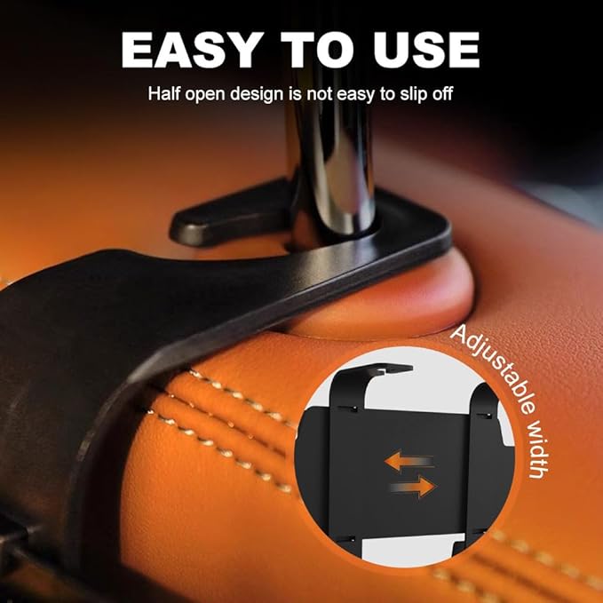 3-in-1 Car Backseat Organizer, 2025 New Car Window Storage Tray, Multifunctional back seat organizer, Universal car seat organizer for SUV and sedan, Vehicle seat organizer (Brown)