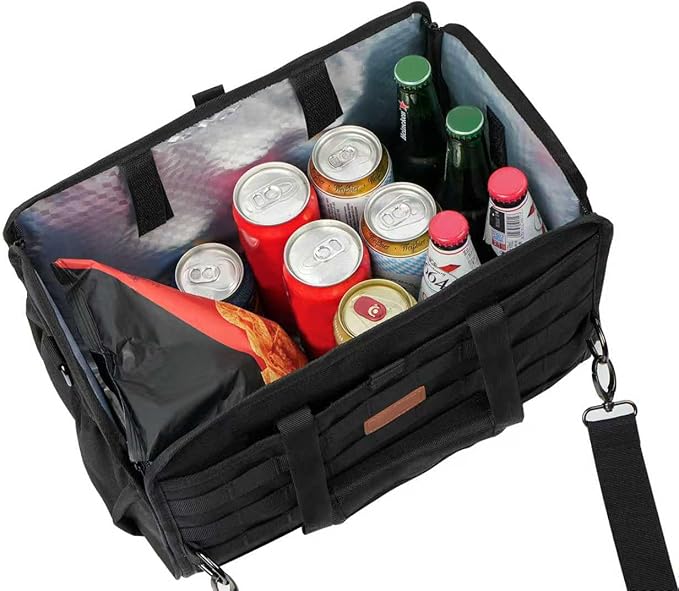 Convertible Car Organizer – 2 in 1 Front Backseat Storage Bag with Adjustable Straps, Universal Waterproof MOLLE Panel Seat Back Organizer for All Vehicles