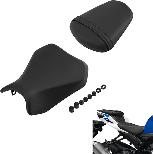 TCMT Driver & Passenger Seat Pillion Cushion Fit For Suzuki GSXR 600 750 2011-2025