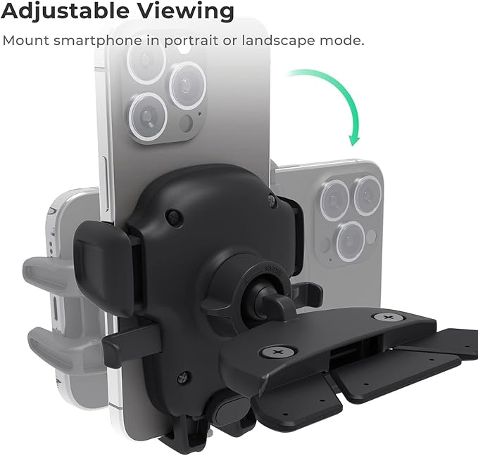 iOttie Easy One Touch Signature CD Slot Mount - Universal Car Phone Holder for iPhone, Google, Samsung, Moto, LG, and all other Smartphones