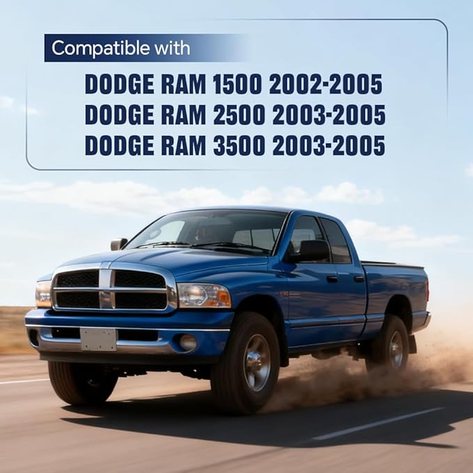 PIT66 Cushion Compatible with 2004-2005 Dodge Ram 1500 2500 3500 Driver Left Seat Bottom Foam Pad Insert Replacement (Beige)