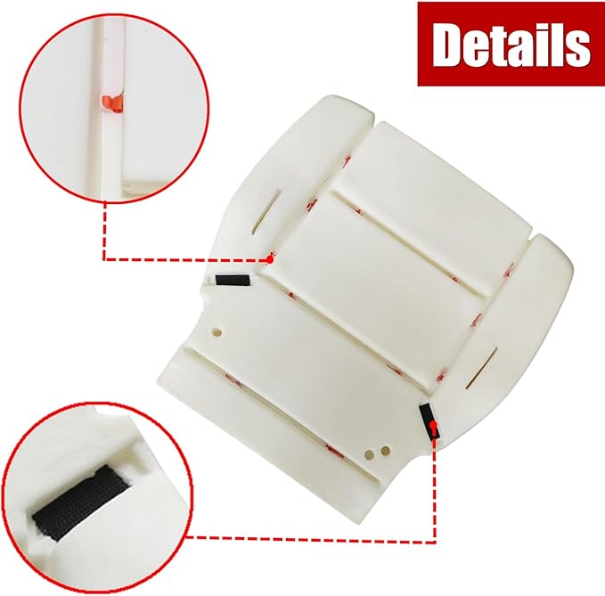 SecosAutoparts Driver Bottom Foam Seat Cushion Replacement Compatible with Chevrolet Suburban Silverado Tahoe GMC Sierra Yukon 2014 2015 2016 2017 2018 2019