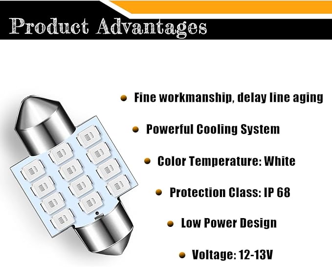 Car Led Bulb, Car Led Combination Set of 24 Sets, Used for Car Interior Lights, Indoor Map Dome Lights, Trunk Lights, License Lights, Etc. (Blue)