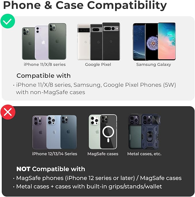 iOttie iTap 2 Magnetic Dashboard Car Mount Holder || Cradle for Samsung Galaxy S22, Google Pixel 7, Motorola Moto G, OnePlus 10, Sony Xperia & Other Android Smartphones