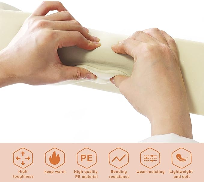 XQSMWF Driver Side Bottom Seat Foam Cushion Pad Replacement Compatible with Dodge Ram 1500 2500 3500 2009 2010 2011 2012 2013 2014 2015 2016 2017 2018