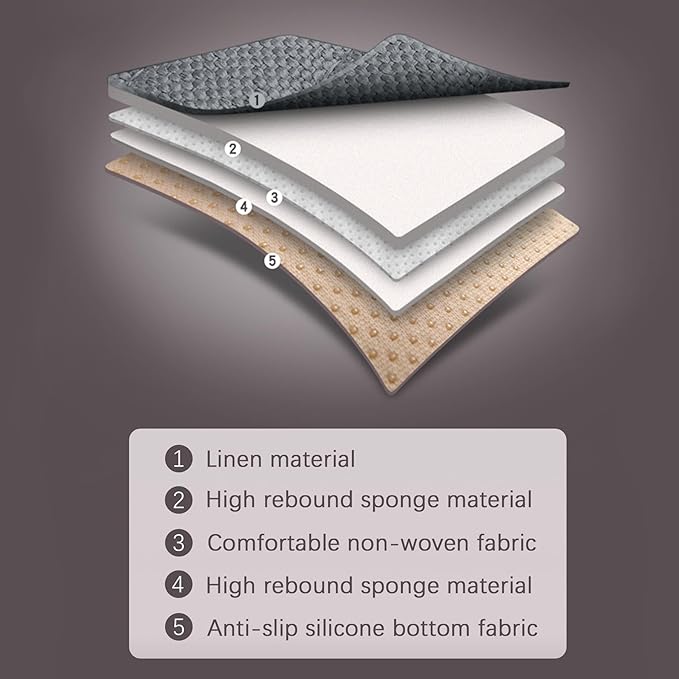 Dark Gray Back Seat Cover, Rear Car Seat Cover for Cars Truck SUV, Seat Covers with Storage Pocket(Dark Gray-Back Seat)