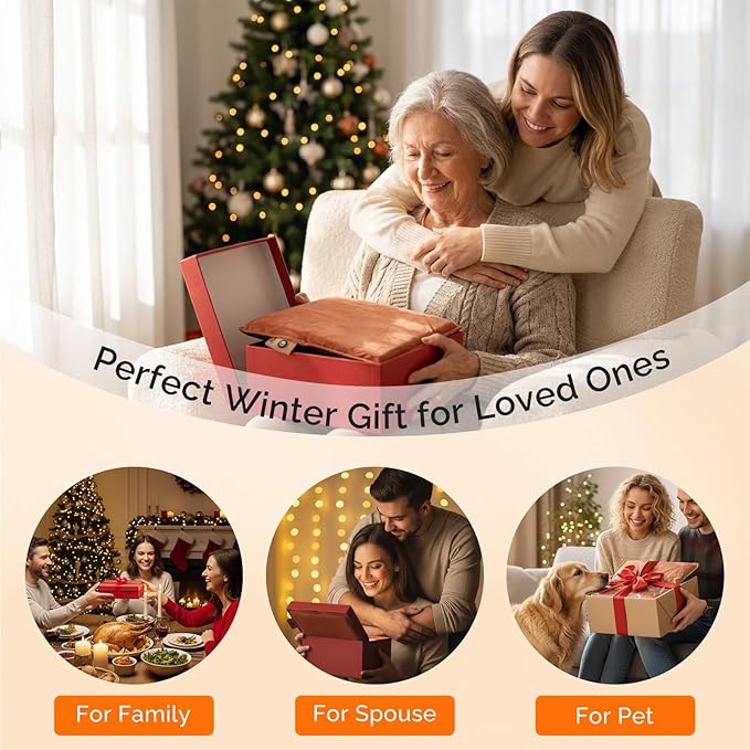 SAVIOR HEAT Portable Heated Seat Cushion 3 Heat Settings Battery Opearted 10000mAh Butt Pillow USB Rechargeable Heating Seat Cushion Heated Seat Cover Pad for Stadium Home Use Fishing Camping Yard