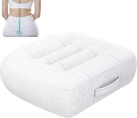 adult short driver car seat booster/booster seat for adults/thick Office Chair Booster Seat,for Short People Effectively Increase Field of View Lower Back Fatigue Relief,for Cars,Office,Home（White）