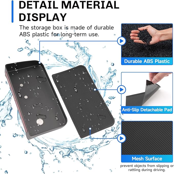 SXCY for 2026 Toyota Corolla Cross Dashboard Organizer Tray [2022-2026, 7/8 Inch Screen] for 2022-2026 Toyota Corolla Cross Accessories Screen Back Tray 2026 Corolla Cross Behind Dash Organizer Tray