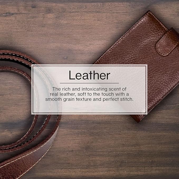 LITTLE TREES Car Air Freshener | Hanging Tree Provides Long Lasting Scent for Auto and Home | Leather, 24 Air Fresheners