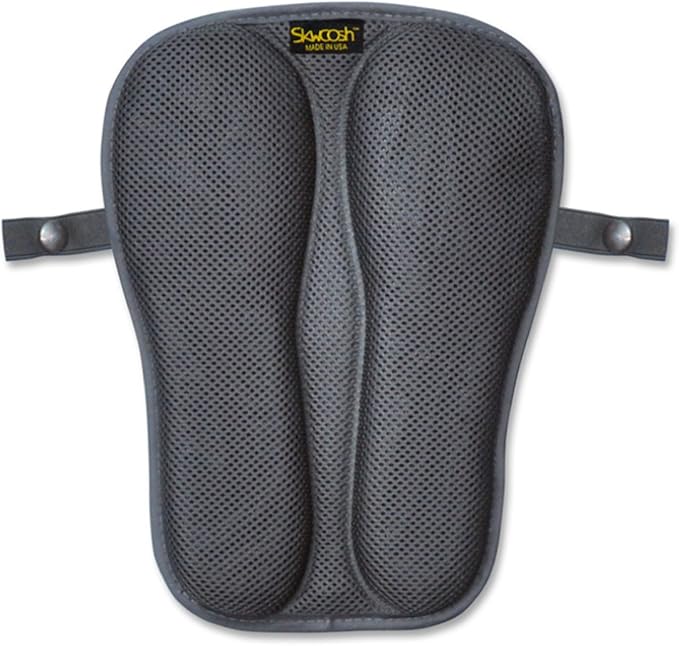 SKWOOSH Passenger Pillion IV Motorcycle Gel Rear Seat Pad with Breathable Cooling Mesh Fabric | Made in USA