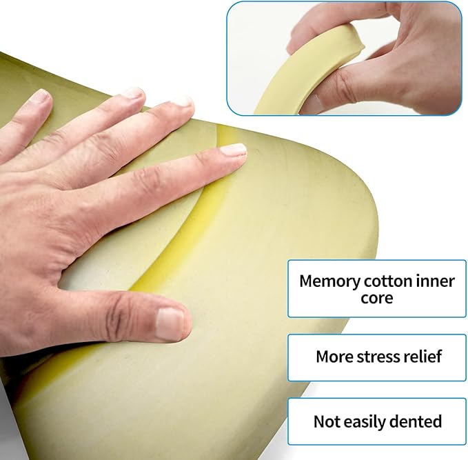 1 PackSeat Cushion for Tesla Model Y 3 S X Strong Support Hip Pain Relief for Driving Fits Most Car Seat Office Chair Home Use Washable Easy, White