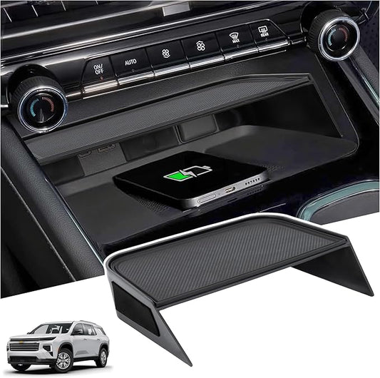 Carwiner Center Console Organizer Tray Compatible with 2024-2026 Chevy Traverse Accessories, Console Storage Box Compartment Tray（Not Compatible with 2024 Chevy Traverse Limited）