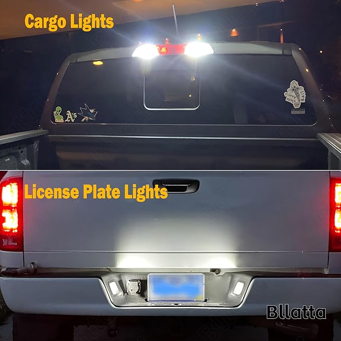 12pcs White 6000K LED Interior Light Kit for Chevrolet Silverado/GMC Sierra1999 2000 2001 2002 2003 2004 2005 2006 Interior LED Lighting Kit + License Plate Lights and Install Tool