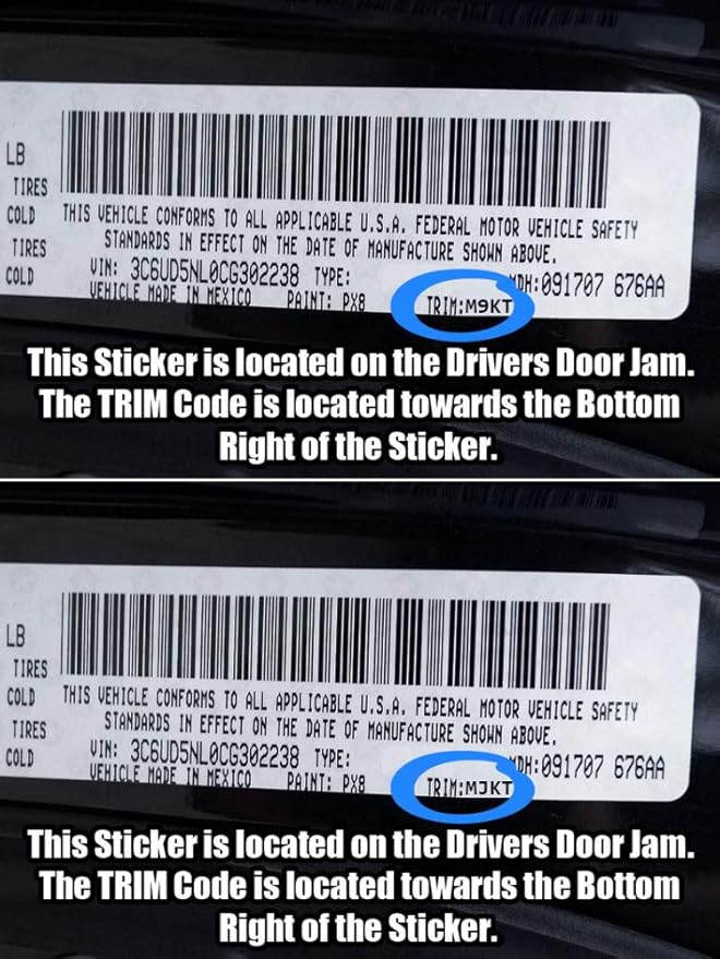 Compatible with 2009-2012 Dodge Ram 1500, 2500, 3500 SLT - Passenger-Side Bottom Cloth Seat Cover - Light Pebble Beige Tan