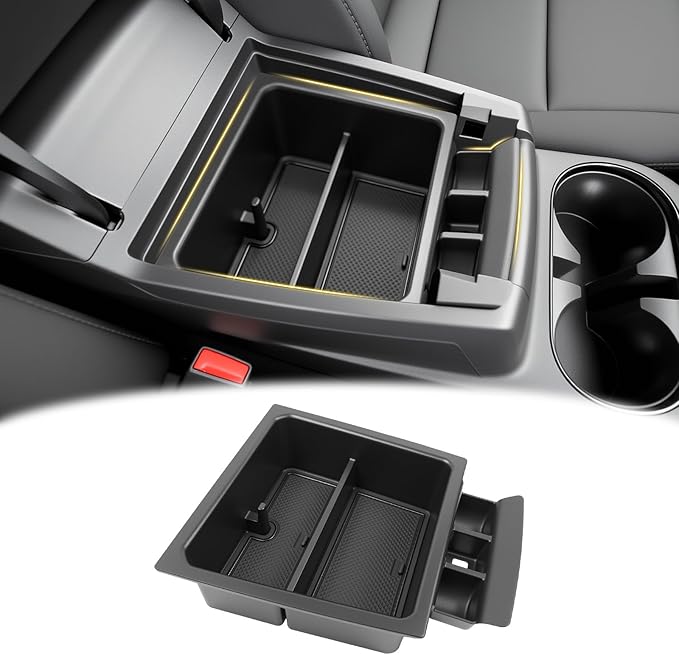 Center Console Organizer for 2023-2025 Chevy Chevrolet Colorado/GMC Canyon Insert Armrest Storage Box Tray for 2023 2024 2025 Colorado/Canyon Accessories