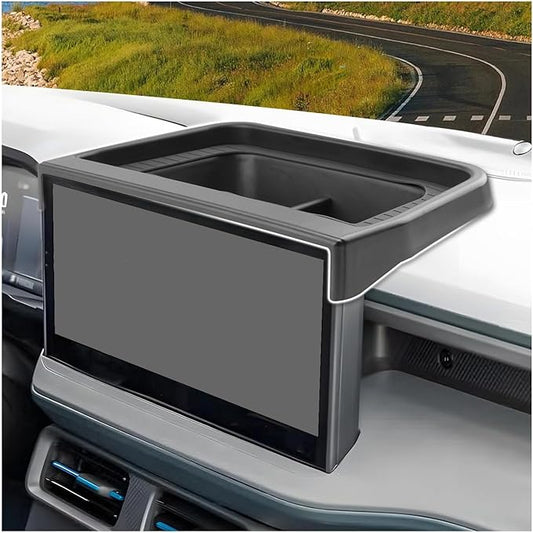 SXCY for 2025 2026 Ford Maverick Dashboard Organizer Tray for 2025 2026 Ford Maverick Accessories Screen Back Tray 2025 2026 Maverick Behind Dash Console Organizer Tray
