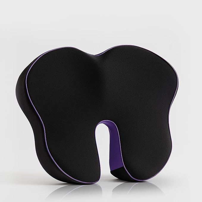 Carepath Memory foam seat cushion | Pain relief seat cushion for office chair, desk for long sitting, sciatica ,back & butt _Orthopedic office chair cushions for back pain, Car travel | Extra Dense