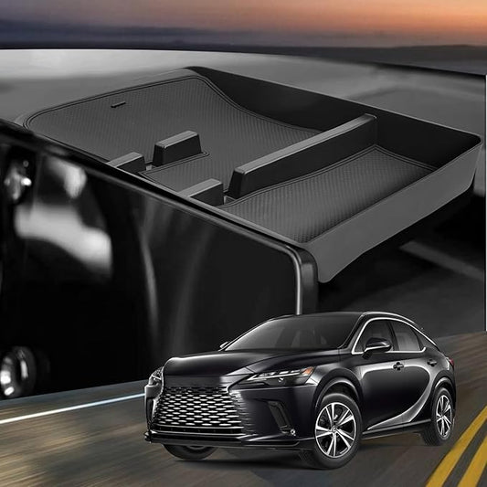Compatible with Lexus Dashboard Tray Center Console Dash Storage Tray Lexus RX350 Dashboard Organizer Behind Dash Screen Organizer for 2023 2024 2025 2026 Lexus RX 350 Accessories RX350 RX350h RX450h