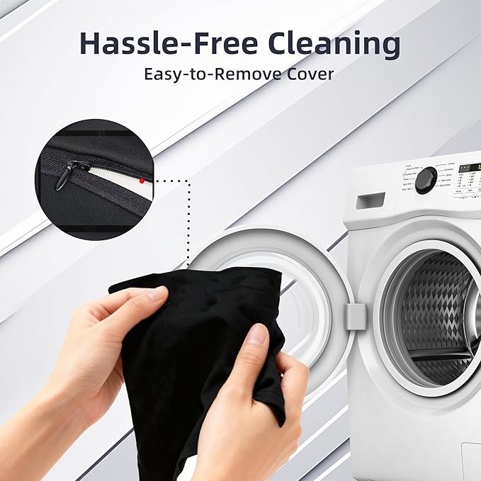 Car Neck & Lumbar Support Pillow Set for Nissan Rogue, Soft Memory Foam Headrest & Back Cushion, Ergonomic Comfortable Seat Support for Daily Driving and Long Trips Car Interior Accessories