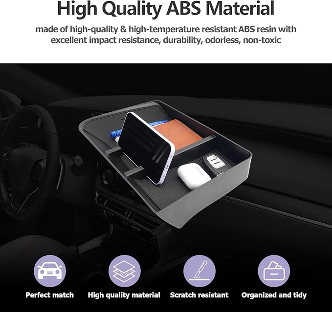 LUWU for 2026 2025 Lexus RX350 RX350H RX450H RX500H Dashboard Console Organizer 2026 Lexus RX350 Armrest Organizer Storage Box 2026 Lexus RX350 Console Organizer Tray 2026 2025 Lexus RX Accessories