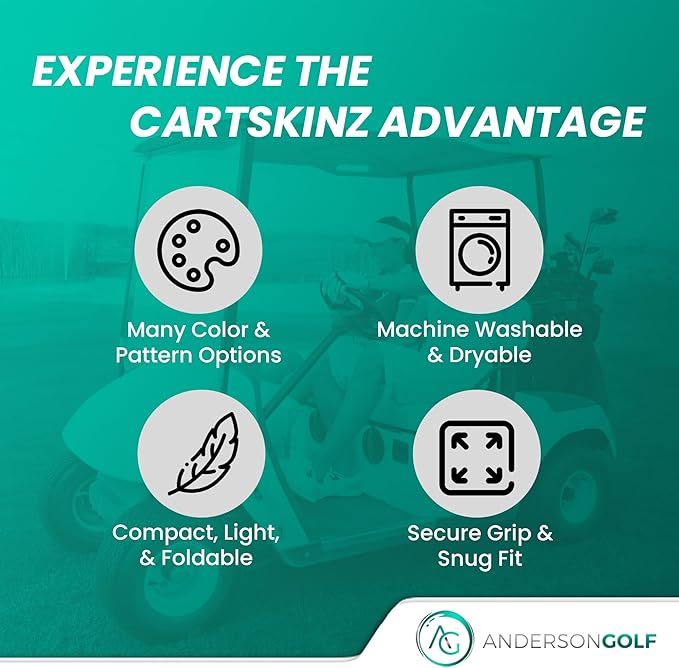 Neoprene Golf Cart Steering Wheel Cover - Universal Fit (13"-15"), Lightweight, Portable, Machine Washable, Trusted by Golf Industry Pros - 38 Animal Print