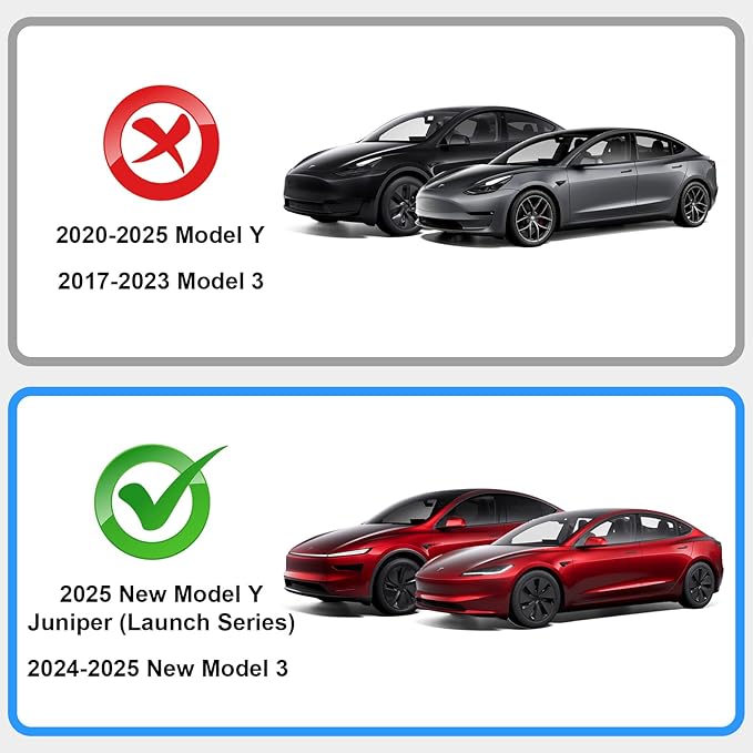 for Tesla Model 3 2026 Upgrade Behind Screen Storage Box Dashboard Organizer Tray Non-Slip Sunglass Holder Tissue Holders for 2024-2026 Tesla Model 3 and 2025-2026 Model Y Juniper