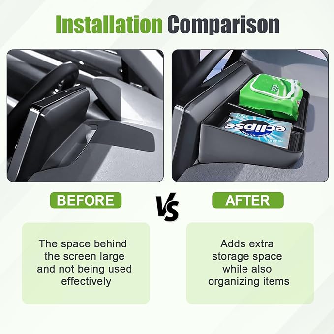 Dashboard Organizer Tray Compatible with Toyota Corolla 2019–2026 / Corolla Cross 2022–2026 Accessories Interior Center Console Dash Storage Insert Holder (Only for 8" Audio Multimedia Display)