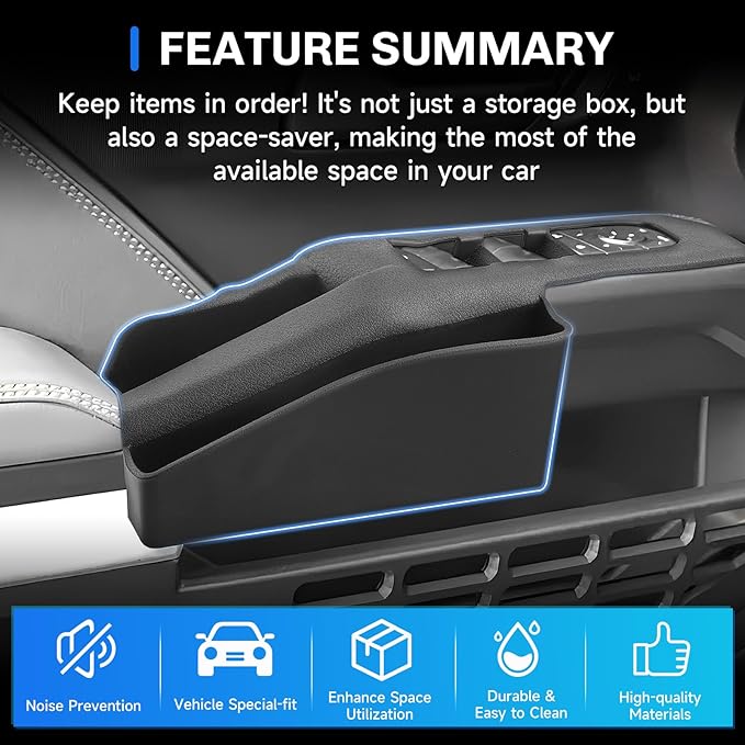 SXCY 4PCS for 2025 2026 Toyota 4Runner Accessories [Armrest Organizer + Front&Rear Cupholder + Door Side Tray] for 2025 2026 Toyota 4Runner Console Organizer 2025 6th Gen 4Runner Acccessories