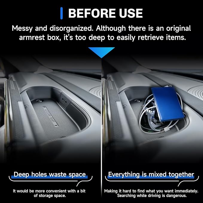 SXCY for 2025 2026 Ford Bronco Sport Dashboard Organizer Tray for 2025 2026 Ford Bronco Sport Accessories Screen Back Tray 2025 2026 Bronco Sport Behind Dash Console Organizer