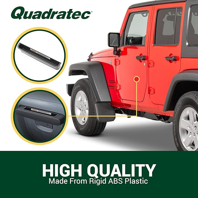 Quadratec Grab Bar Tray - Fits Jeep Wrangler JK JKU 2011-2018 2-Door & 4-Door - Dashboard Grab Handle Tray Storage - Slides in Grab Bar Above Glove Box - Jeep Wrangler Interior Accessories Organizer
