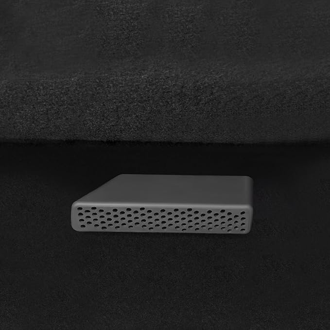 Temmis Car Under Seat Air Outlet Silicone Protection Cover for Toyota Highlander 2022-2025, Auto Interior Accessories Vent Protector Cap Set Accessory-Black