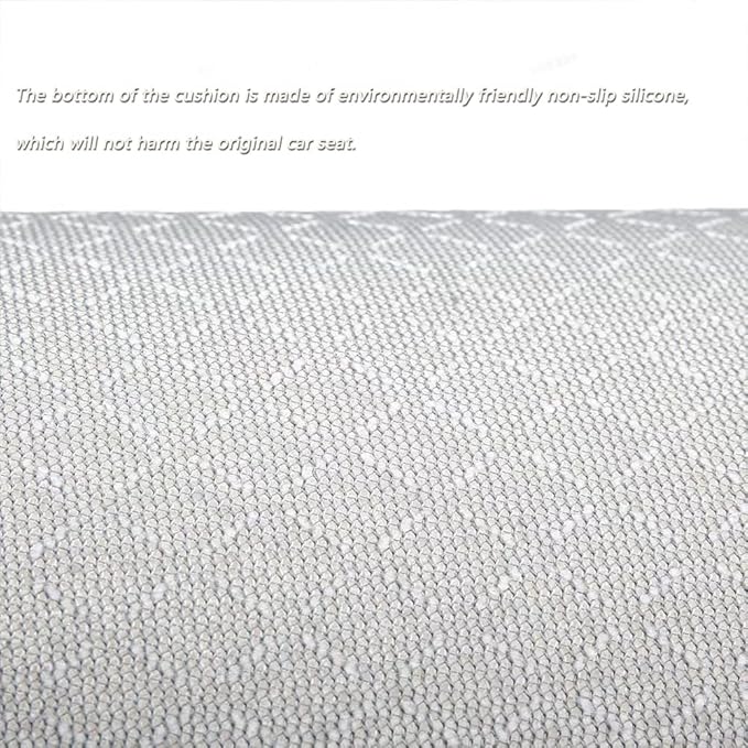 Rear Car Seat Cushion Car Interior Luxury Bench Seat Protector Rear Seat Bottom Cover Fits 96% of car - for Seat Bottom Only 1pc (Gray)