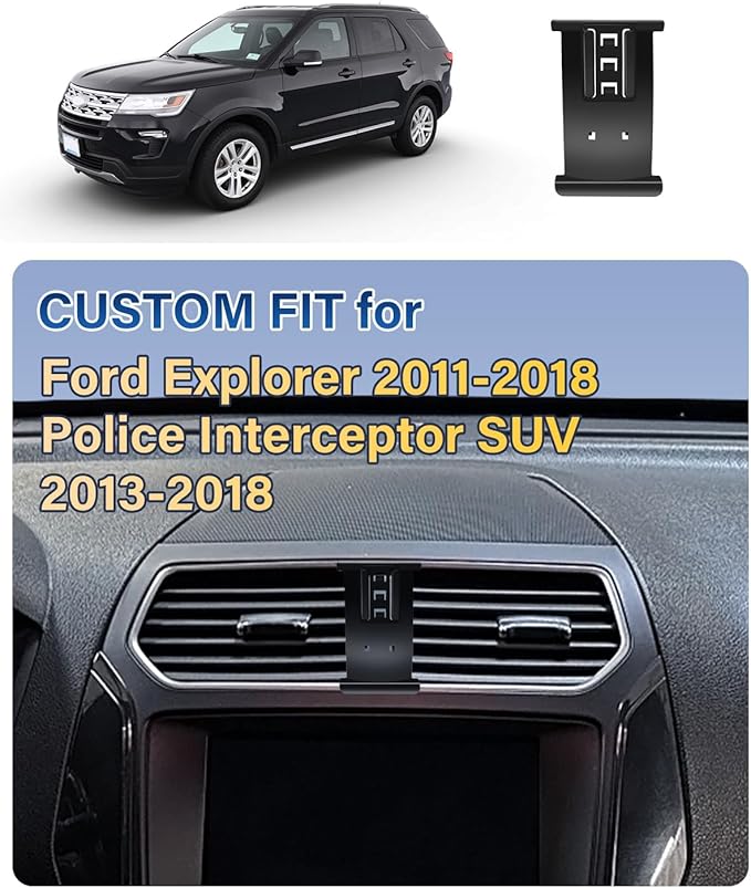 Car Phone Holder for Ford Explorer 2011-2018/Police Interceptor SUV 2013-2015 2016 2017 2018 Accessories Automobile Cradles Magnetic Phone Mount Compatible with MagSafe, Strong Magnets Cell Phone Base