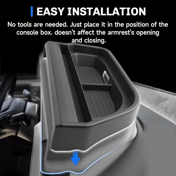 SXCY for 2025 2026 Ford Bronco Sport Dashboard Organizer Tray for 2025 2026 Ford Bronco Sport Accessories Screen Back Tray 2025 2026 Bronco Sport Behind Dash Console Organizer