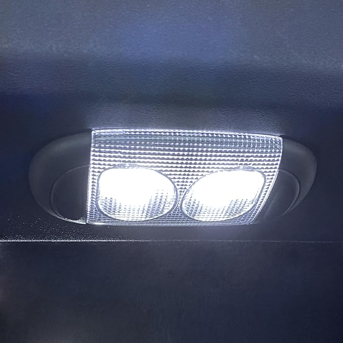 EASY EAGLE LED Interior Car Lights for Wrangler-JK-4-door-2007-2018: 6 Piece Kit White LED Light Bulbs - Super Bright 6000K + Install Tool