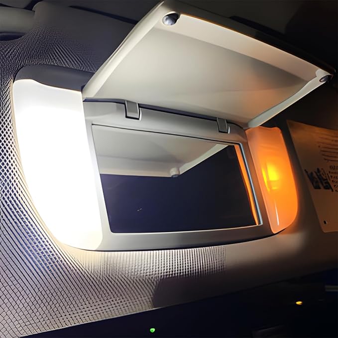 EASY EAGLE Super Bright LED Car Interior Lights, 6000k White Bulbs Kit for 2007-2019 2020 2021 Toyota Tundra with Install Tool（18 pcs）