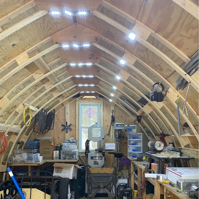 Linkhood 60 LED Van Interior Light, White Car LED Ceiling Lights Kit, Super Bright Lighting Dome Lamp for Van RV Truck Auto Vehicle Boat Caravan Trailers Lorries Cargo Transit Bus Camper (60 LED)