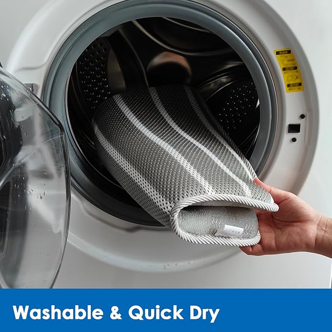 AEROiVi Office Chair Cushion,17.7" L × 17.7" W × 1.2" H, Non-Slip Car Seat Cushion with 3D Air mesh Pad Wash Breathable for Long Sitting for Relief and Comfort Square