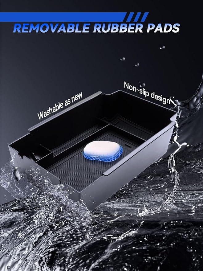 2-Pack for Crosstrek Center Console Organizer& Middle Console Glove Tray 2024 2025 Subaru Crosstrek (Premium/Sport/Limited/Wilderness)& Impreza Accessories Armrest Tray Middle Storage Box