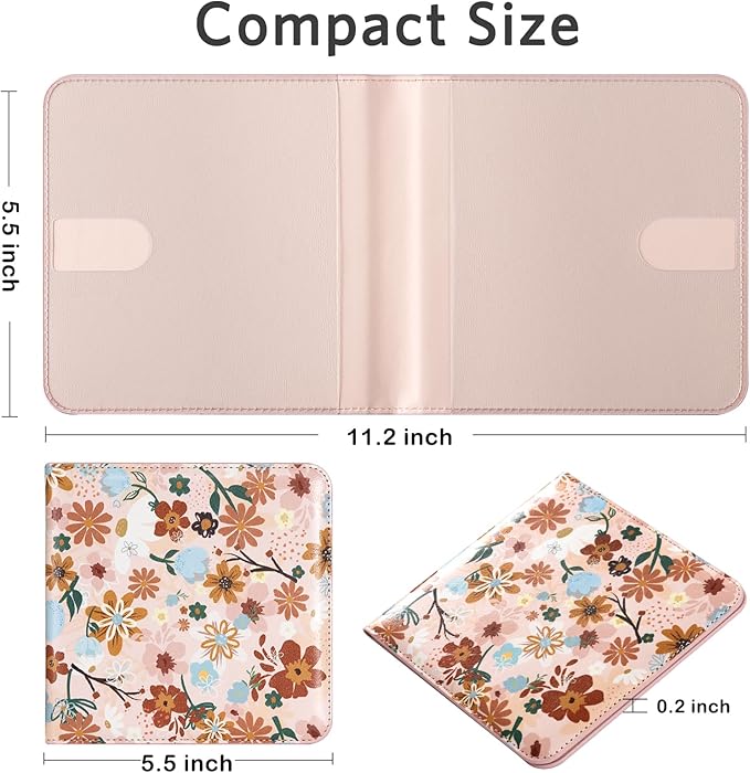 CoBak Car Registration and Insurance Holder - Vehicle Glove Box Car Organizer, Auto Truck Comparment Accessories Case for Essential Document, Driver License, Cards