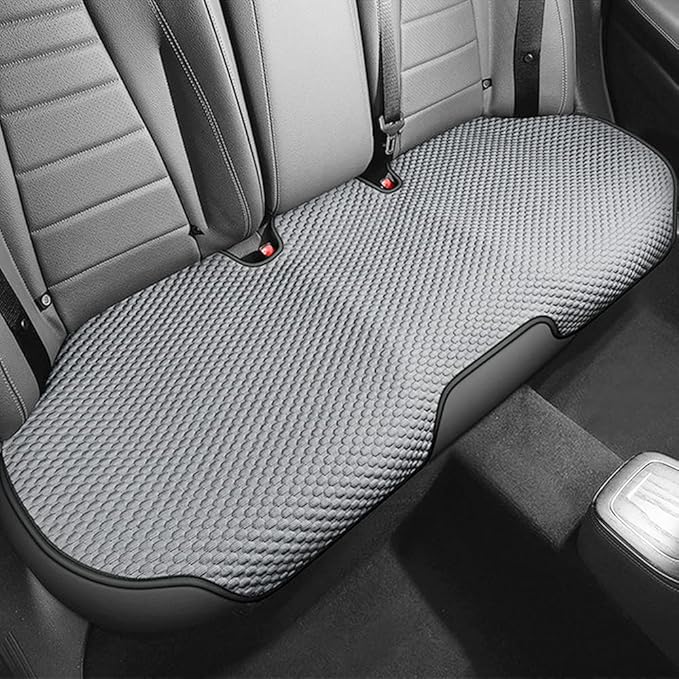 3pcs Car Seat Cushions,Anti-Slip Car Seat Cover Compatible with 96% Vehicles,Universal Car Seat Protectors Mat Pad (Grey)