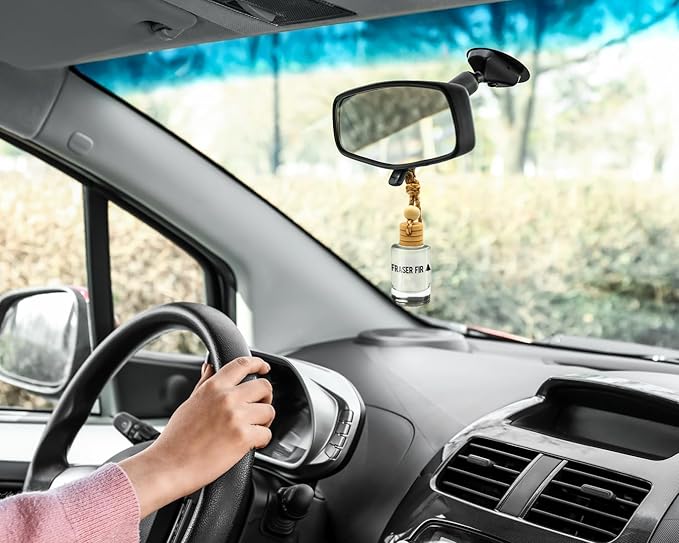 Fraser Fir Seasonal Car & Closet Air Freshener – Hanging Essential Oil Diffuser, Modern and Long Lasting Scent for Car, Bathroom, Closet – 2-Pack Air Freshener for men and women