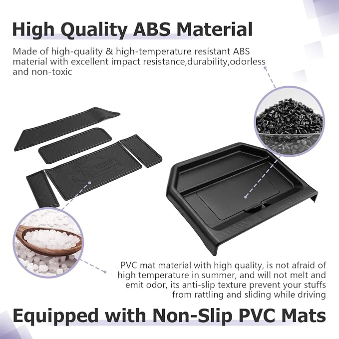 LUWU for 2025 2026 Maverick Dashboard Storage Tray 2026 Maverick XL/XLT/Larita/Tremor/Lobo 12.3-inch Behind Screen Organizer Center Console Display Box Dash Tray Maverick 2026 (Only for 12.3" Screen)