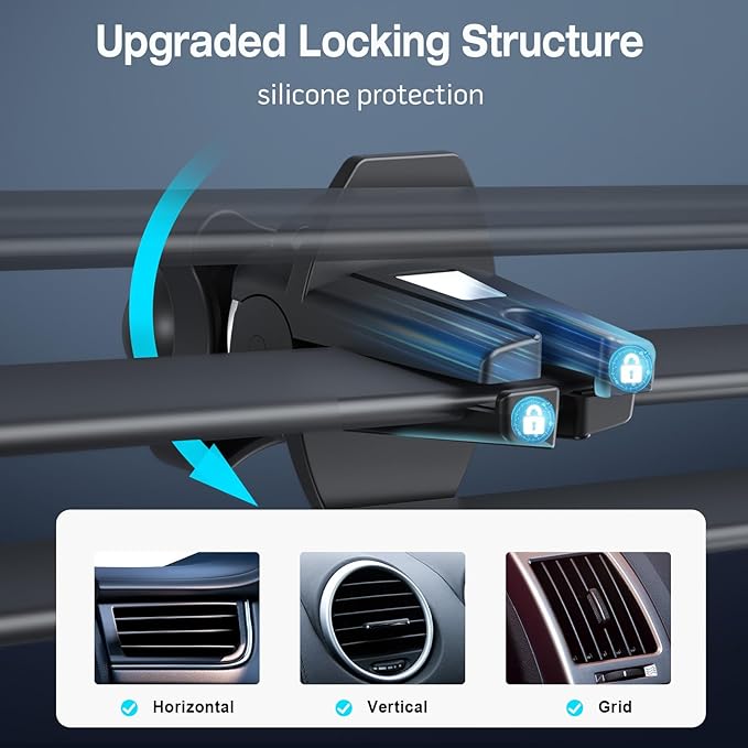 for MagSafe Car Mount Charger,【N55 Magnet】 Magnetic Wireless Fast Charging Phone Holder for iPhone 17 Pro Plus iPhone16-12 【Vent/Dash/Windshield】 360° Adjustable （No Adapter）