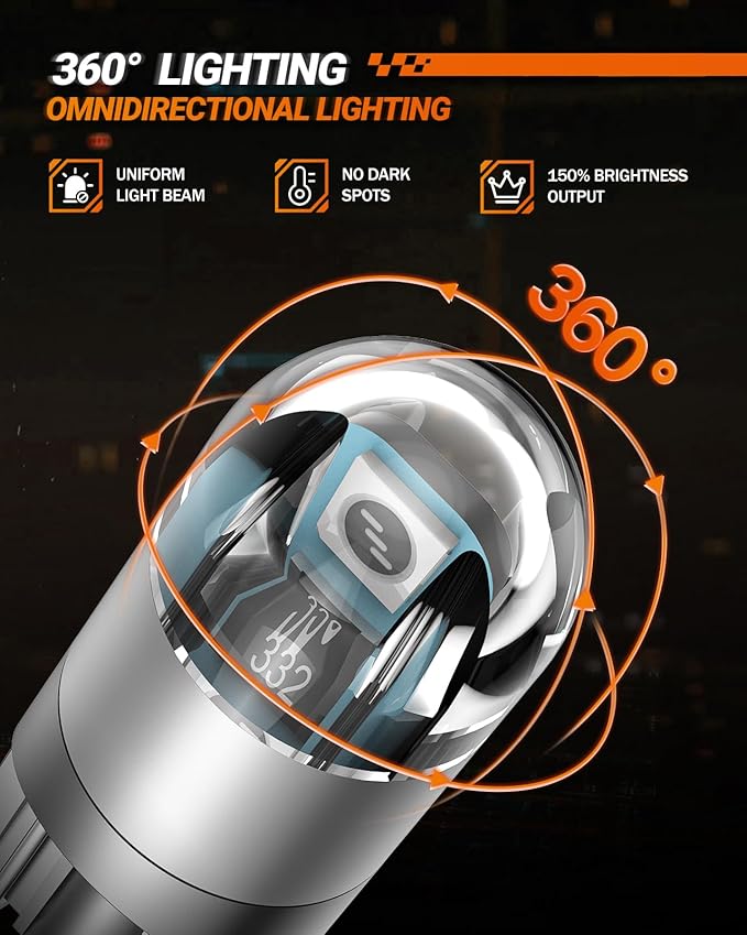 SEALIGHT 194 LED Bulb Blue, License Plate Light, Dome Light, T10 168 2825 W5W 3030 Bright Chips Wedge for Replacement Map Trunk Door Courtesy Dash LED Light Bulb,Pack of 10